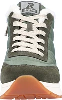 Green Warm Lined Ankle Boot