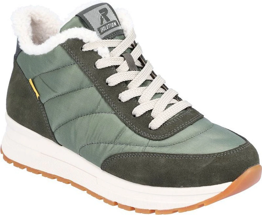 Green Warm Lined Ankle Boot