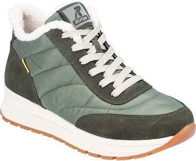 Green Warm Lined Ankle Boot