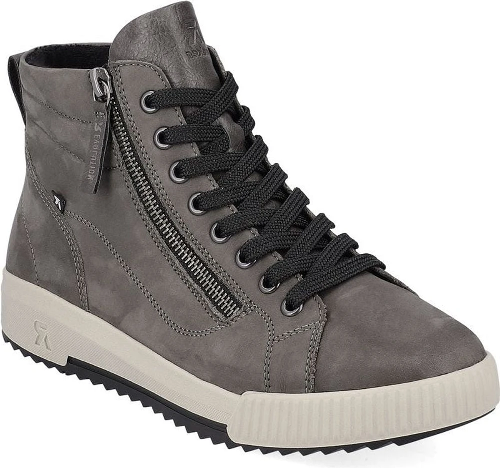 Grey Lace Up Boot