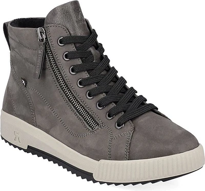Grey Lace Up Boot