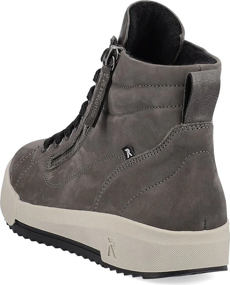Grey Lace Up Boot