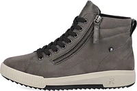 Grey Lace Up Boot
