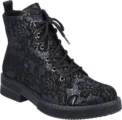 Navy/Black Military Boot
