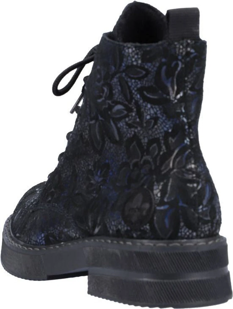 Navy/Black Military Boot