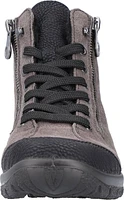 Short Grey Lace Up