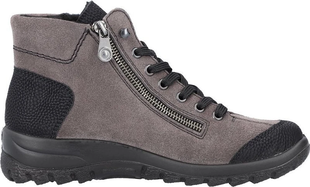 Short Grey Lace Up