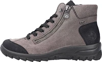 Short Grey Lace Up