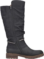 Tall Black Boot With Tassle