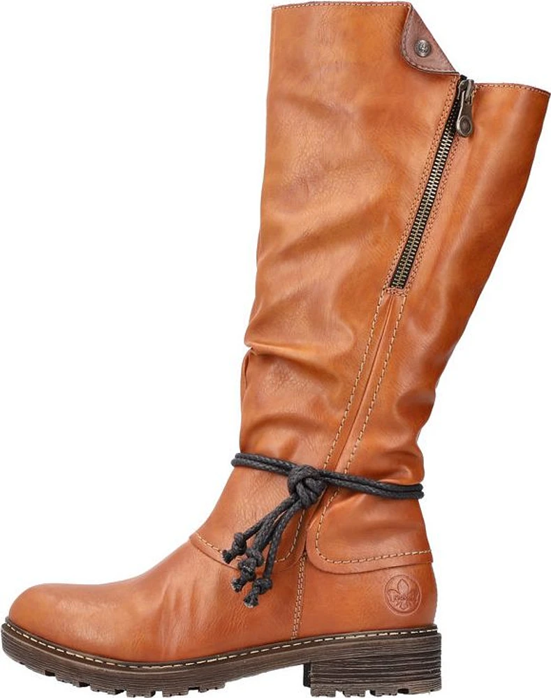 Tall Tan Boot With Tassle