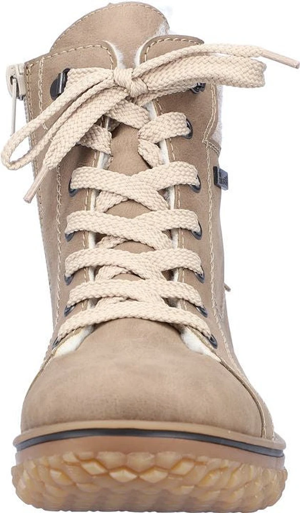 Tan Lace Up Ankle Boot