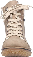 Tan Lace Up Ankle Boot