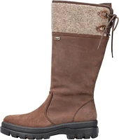 Tan Mid Calf Flip Grip Boot