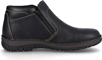 Warm Ankle Side Zip Boot Black