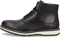 Warm Lined Lace Up Black