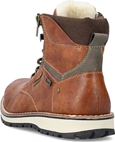 Warm Lined Lace Up Boot Toffee