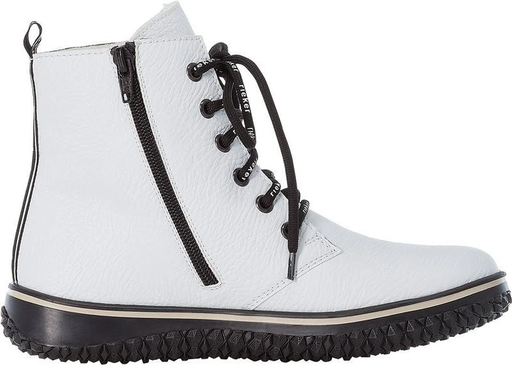 White Lace Up Boot