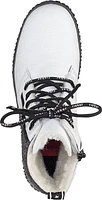 White Lace Up Boot
