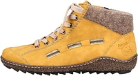 Yellow Lace Up Boot