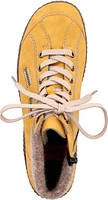 Yellow Lace Up Boot