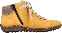 Yellow Lace Up Boot
