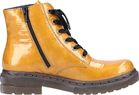 Yellow Lace Up Boot