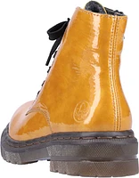 Yellow Lace Up Boot