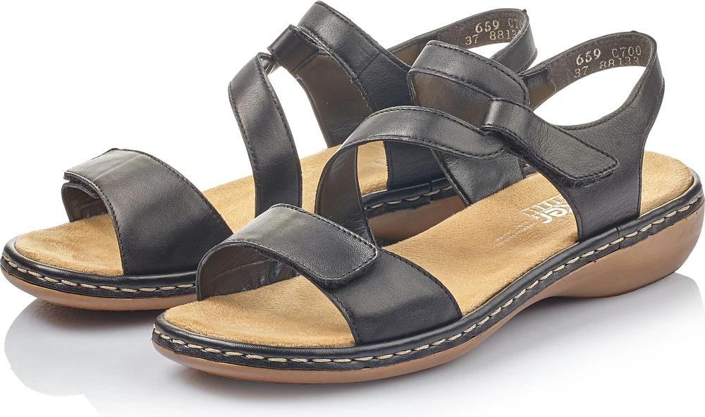 Black Criss Cross Sandal