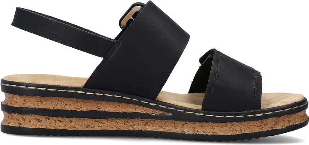 Black Wedge With Backstrap