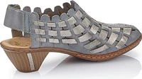 Blue/Grey Woven Sliingback