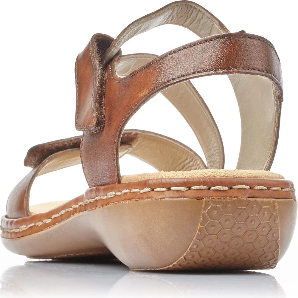 Brown Criss Cross Sandal