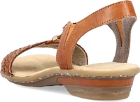 Brown Low Heel Sandal