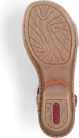 Brown Low Heel Sandal