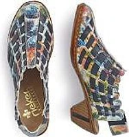 Multi Colored Woven Slingback