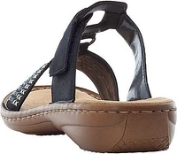 Navy Slide Sandal