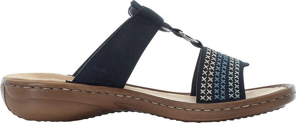 Navy Slide Sandal
