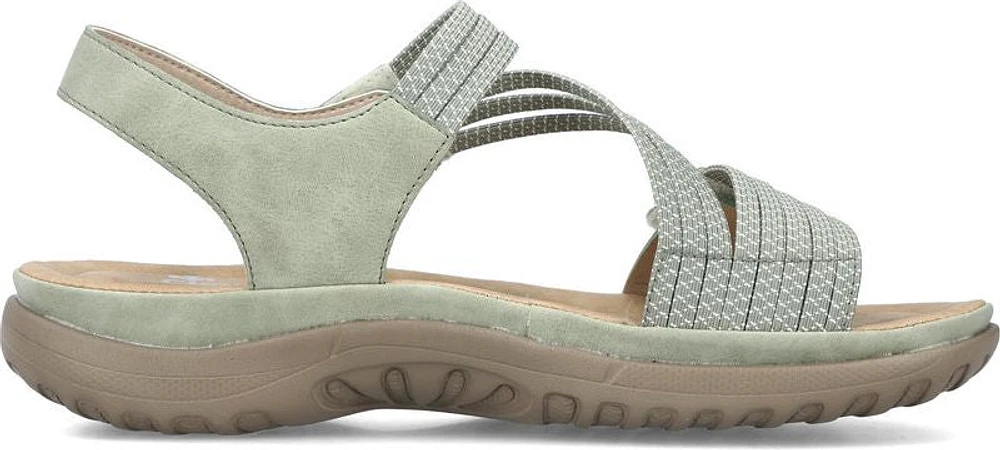Pistachio Cross Strap Sandal