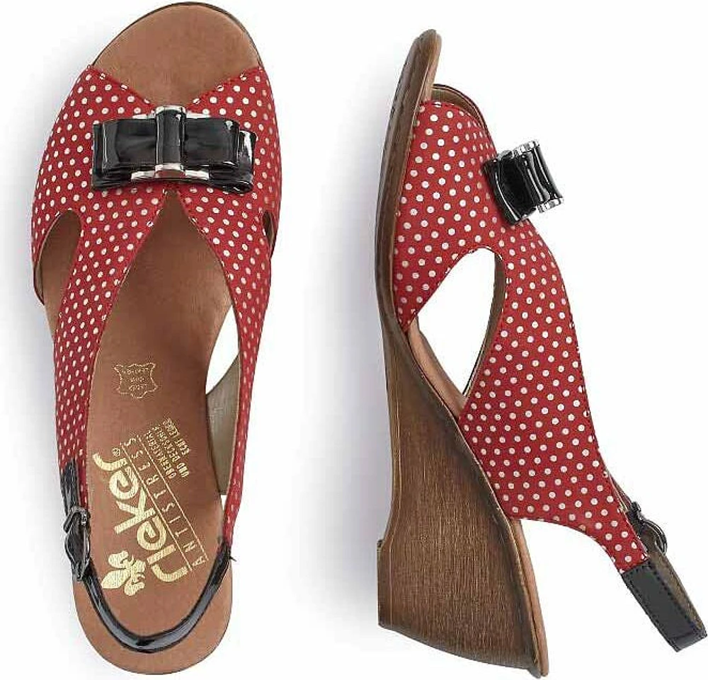 Red Polka Dot Slingback
