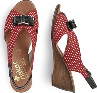 Red Polka Dot Slingback