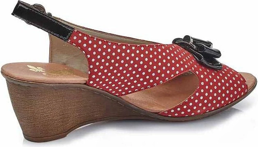 Red Polka Dot Slingback