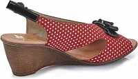 Red Polka Dot Slingback