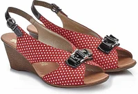 Red Polka Dot Slingback