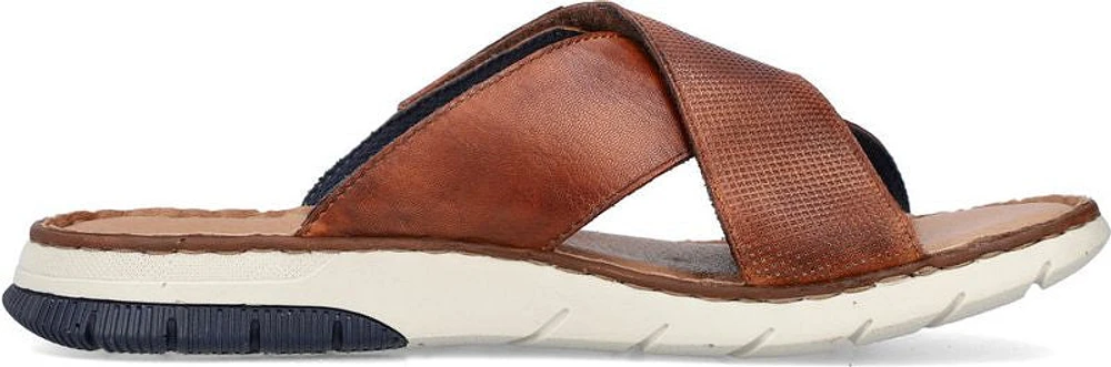 Tan Cross Strap Sandal