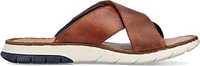 Tan Cross Strap Sandal