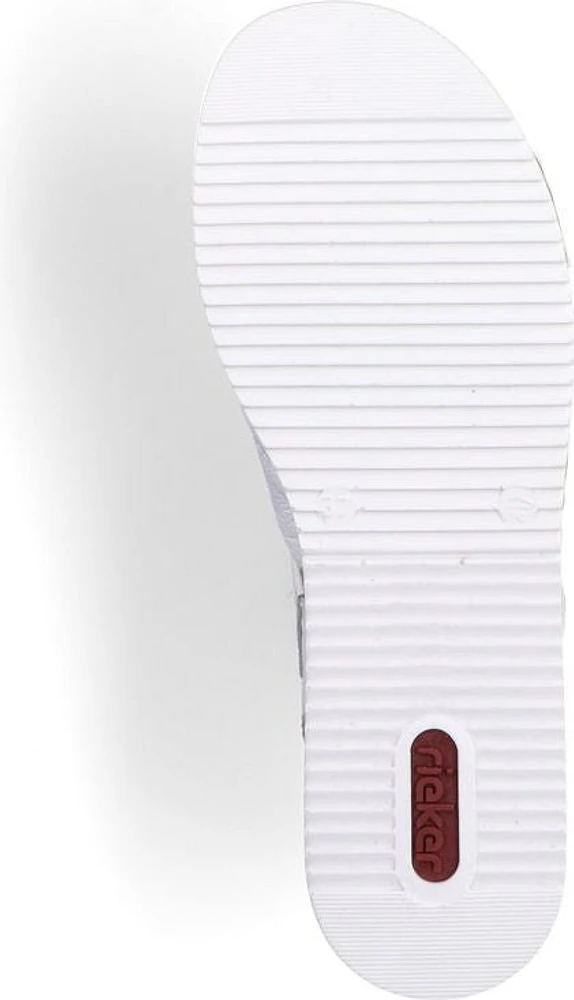 White Criss Cross Wedge Slide