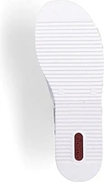 White Criss Cross Wedge Slide
