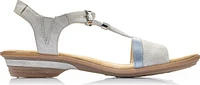 White/Silver Strappy Sandal