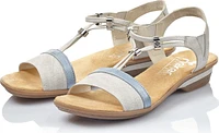 White/Silver Strappy Sandal