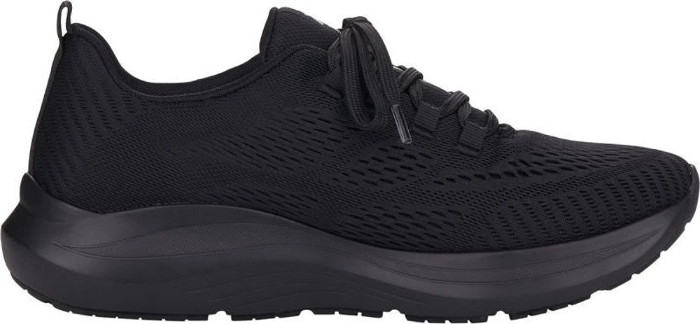 Black Mesh Lace Up