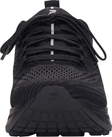 Black Mesh Lace Up